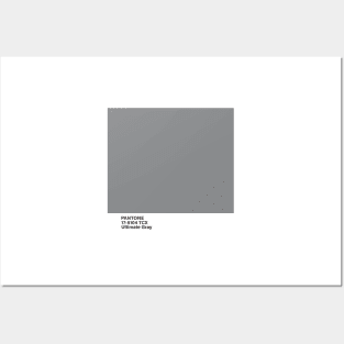 pantone 17-5104 TCX Ultimate Gray Posters and Art